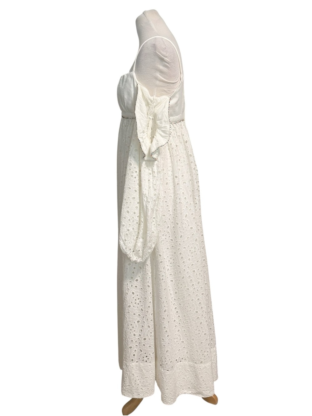 FARM Rio White Eyelet Maxi Dress - Picture 9 of 16
